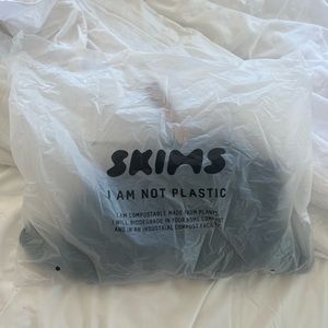 Skims Soft Lounge Long Slip Dress in Black